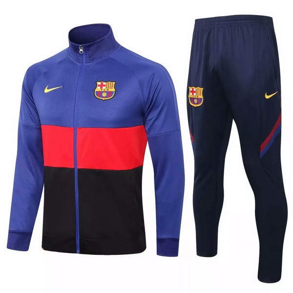 Survetement Football Barcelone 2020-21 Bleu Rouge Noir